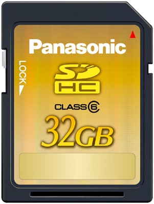 Panasonics 32GB SDHC