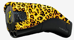 The leopardskin Taser C2