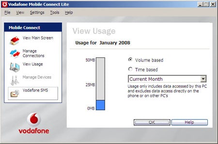 Vodafone USB Modem 7.2 on XP