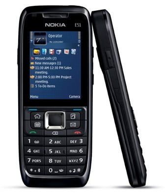 Nokia E51 smartphone