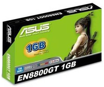 Asus EN8800GT 1GB box