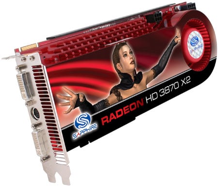 AMD Radeon HD 3870 X2 dual-GPU card • The
