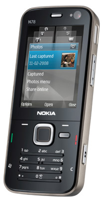 Nokia N78 mobile phone handset