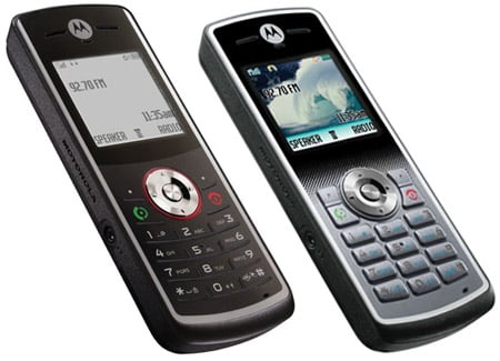 Motorola W161 (left) and W181 (right)
