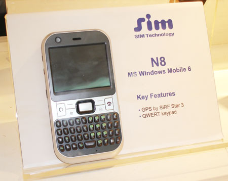 Sim Technologies' N8 smartphone