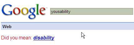 Google advises on Yousability