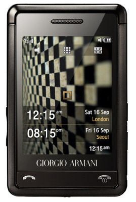 Armani Samsung P520 mobile phone