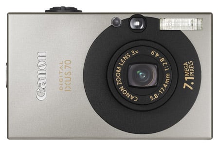 Canon Ixus 70 compact camera Register