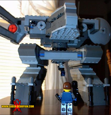 Metal Gear Rex...made from Lego