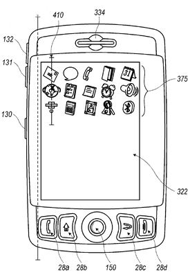 RIM Blackberry slider patent