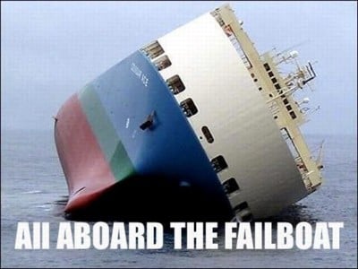 A boat full of Fail