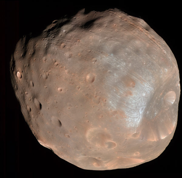 Phobos. Pic: NASA/JPL/University of Arizona