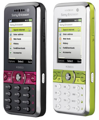 Sony Ericsson K660i mobile phone