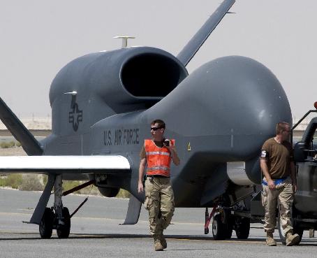 The Global Hawk with fleshy slaves