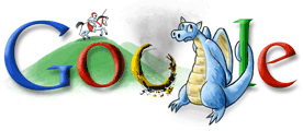 Google's Saint George masthead