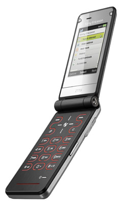 sony ericsson flip phones