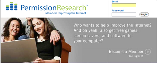 PermissionResearch Web Site