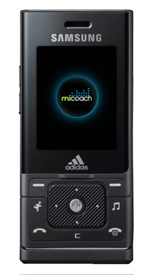 Samsung Adidas F110 miCoach sliderphone