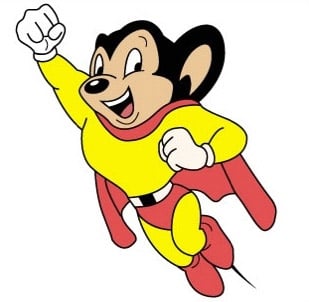 Mighty Mouse as created by the Terrytoons studio