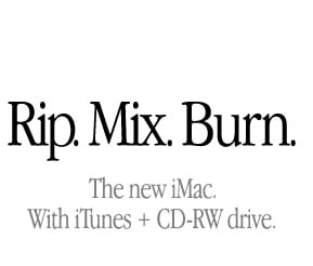 Apple's Rip, Mix & Burn campaign