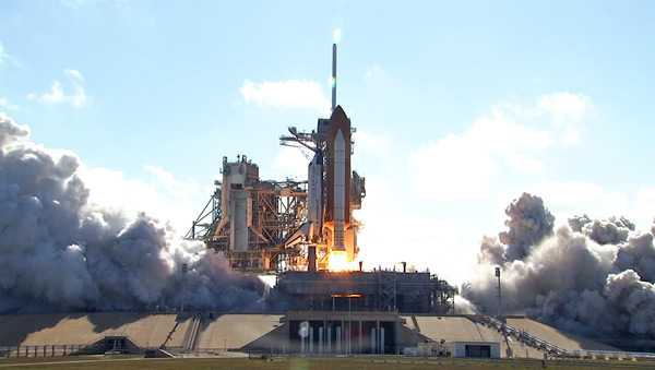 Discovery launch. Pic: NASA