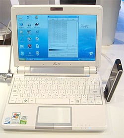 Eee PC 901 with WiMax dongle