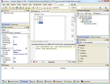 Delphi for PHP 2.0 IDE