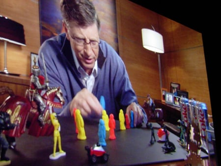 Bill Gates in Microsoft last day video