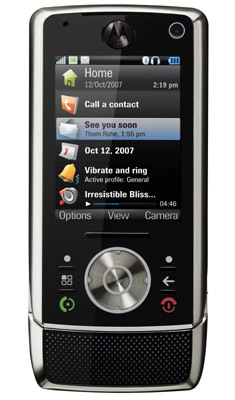 Motorola Z10 "kick slider" mobile phone
