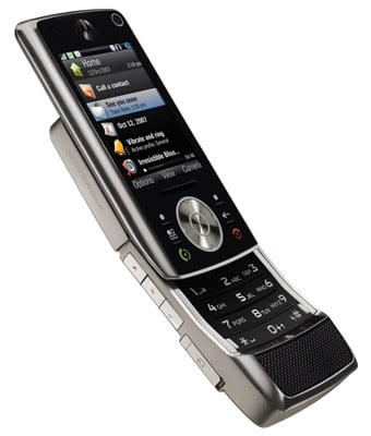 Motorola Z10 "kick slider" mobile phone