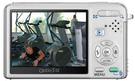 Pentax Optio S12 compact camera