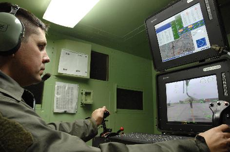 Squadron Leader Keven Gambold RAF in the thick of the action