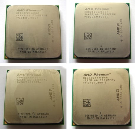 AMD CPU shoot out Phenom X3 and X4 The Register