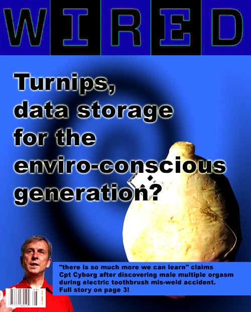 Turnips and Kevin Warwick