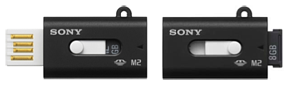 Sony 8GB Memory Stick Micro adaptor