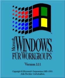 Windows 3.11 for workgroups logo