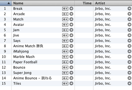 Jirbo on itunes