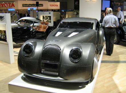 The Morgan LifeCar concept at the British Motor Show