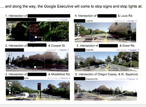 Larry Page Driving Directions