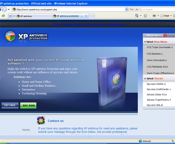 antivirus xp 2008