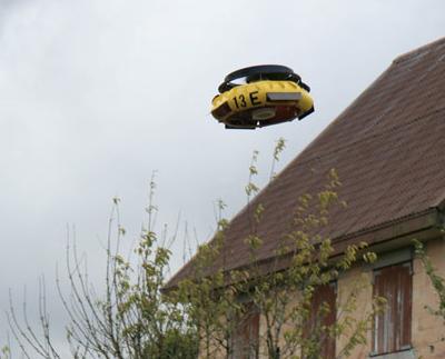 The MIRA hover-saucer at Copehill Down