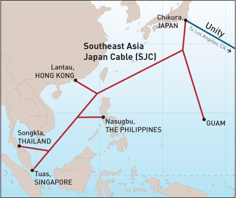 Google Underwater Comms Cable Plan