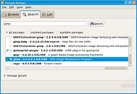 Linpus Package Manager