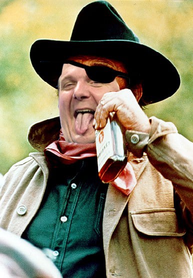 Microsoft CEO Steve Ballmer pictured as Rooster Cogburn