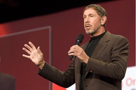 Larry Ellison @ OpenWorld 2008, by Wicho