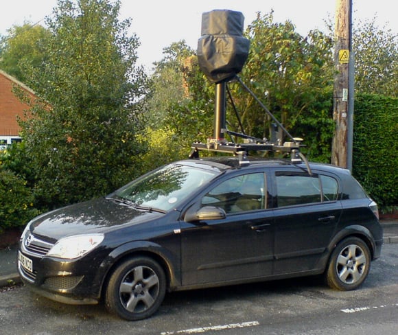 Street View spycar in rest mode