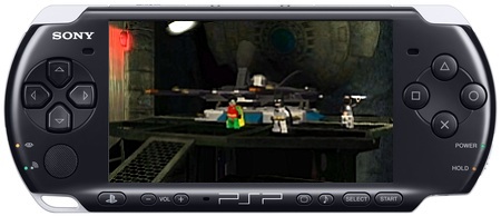 PSP-3000 with Lego Batman