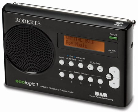 Roberts Ecologic 1 portable DAB radio