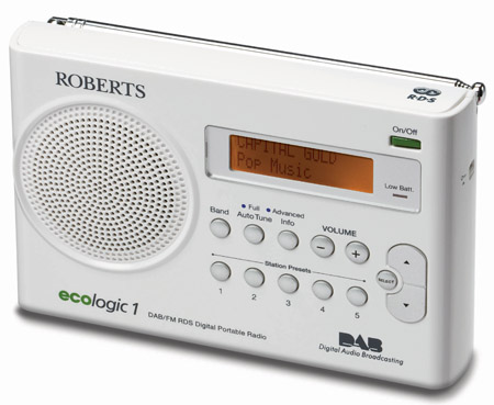 Roberts Ecologic 1 portable DAB radio