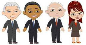 Election avatars